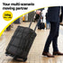 Folding Trolley Portable Hand Truck Lightweight Travel Luggage Black