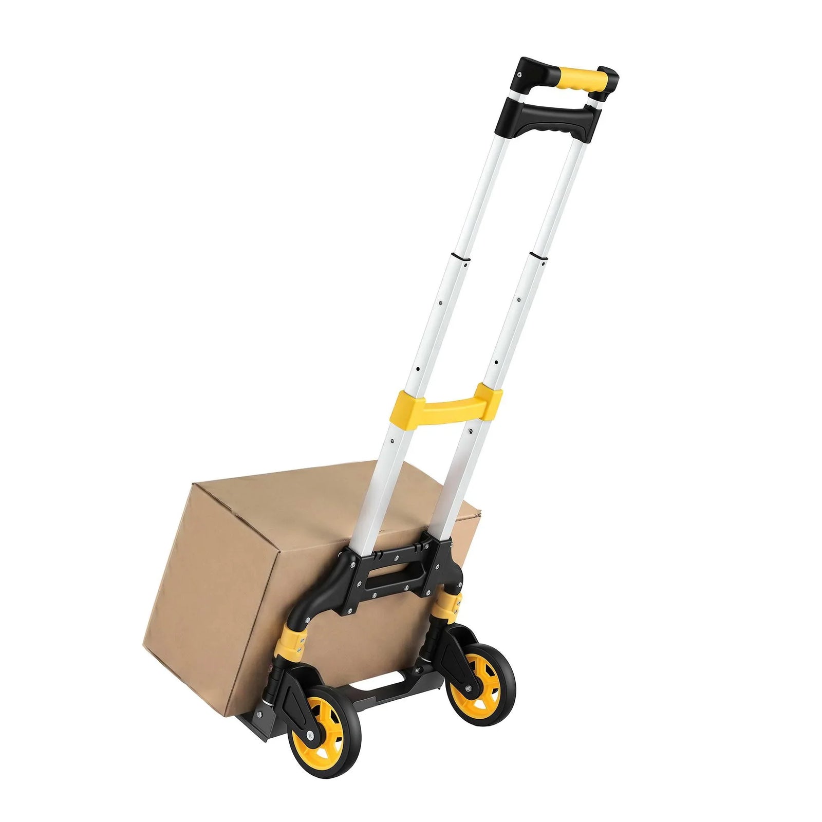 Folding Trolley Portable Hand Truck Lightweight Travel Luggage Silver