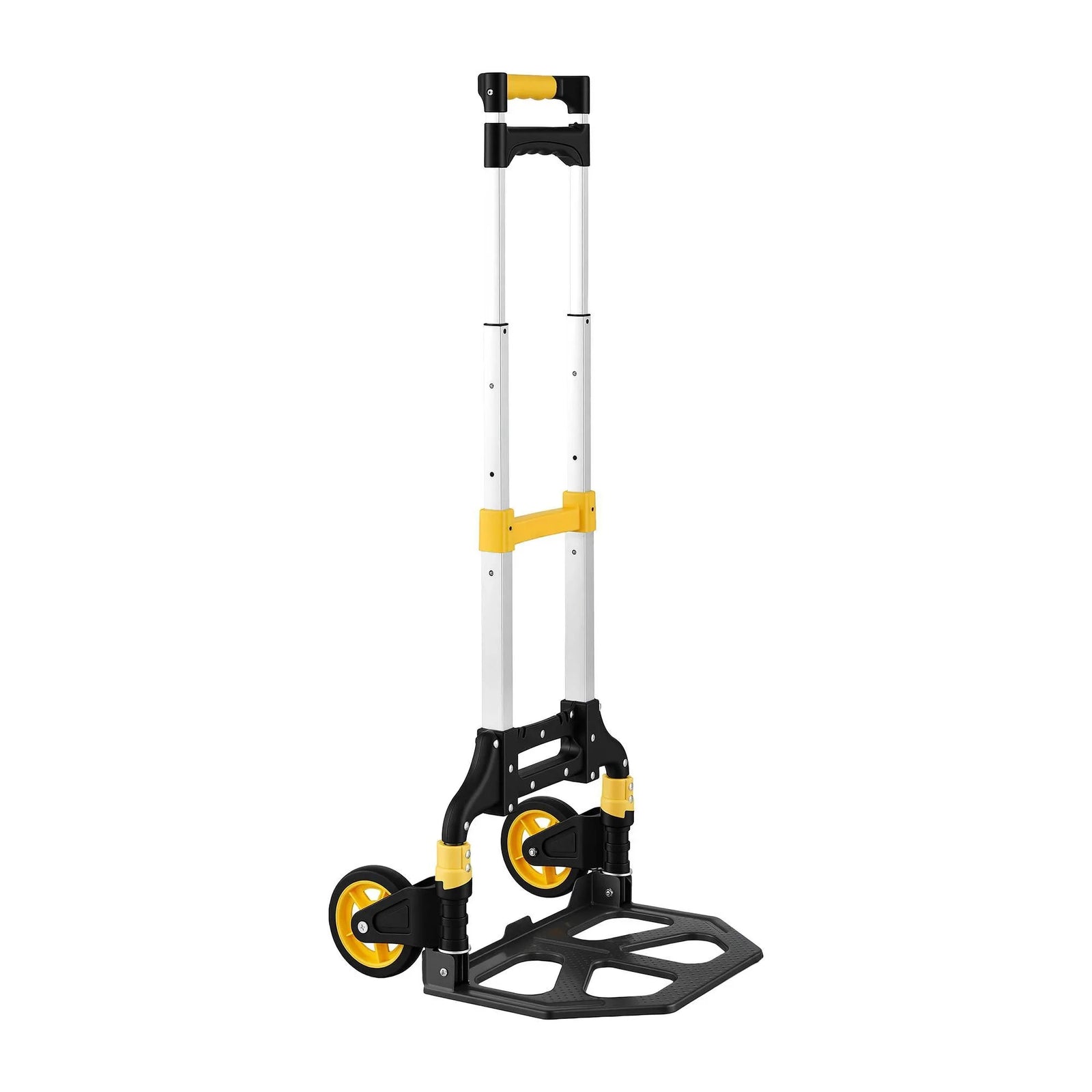 Folding Trolley Portable Hand Truck Lightweight Travel Luggage Silver
