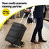 Folding Trolley Portable Hand Truck Lightweight Travel Luggage Silver