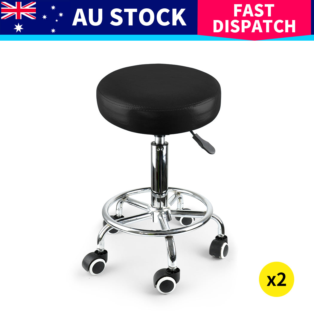 4x Levede Swivel Salon Barstool Hairdressing-2006732743387516935