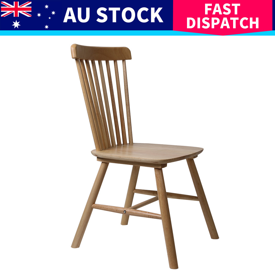Levede 8x Dining Chairs Kitchen Windor Oak-2006732720021049352