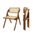 Levede 8X Foldable Rattan Dining Chairs-2006732727235252232