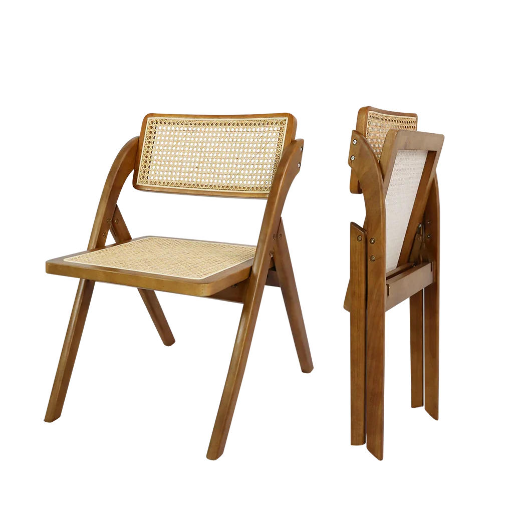 Levede 6X Foldable Rattan Dining Chairs-2006732727046508552