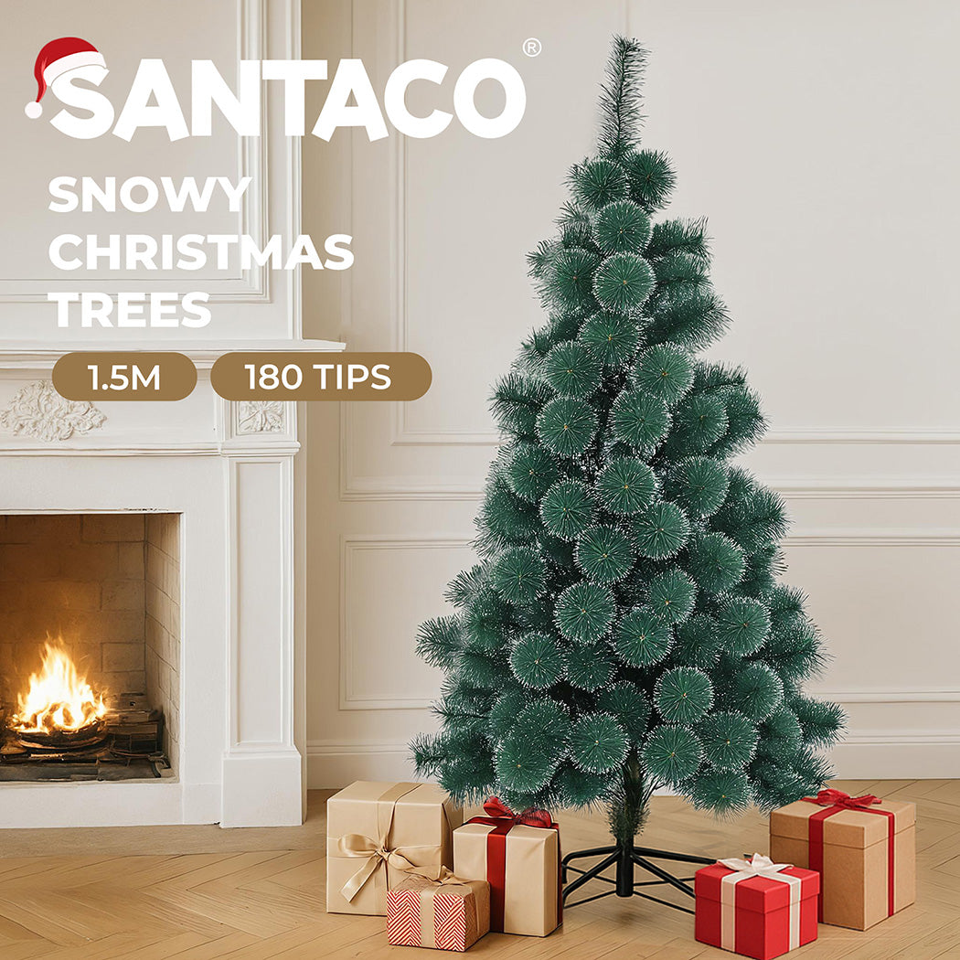 Santaco 1.5M 180 Tips Christmas Tree Full Pine Needle-1950770005608108037