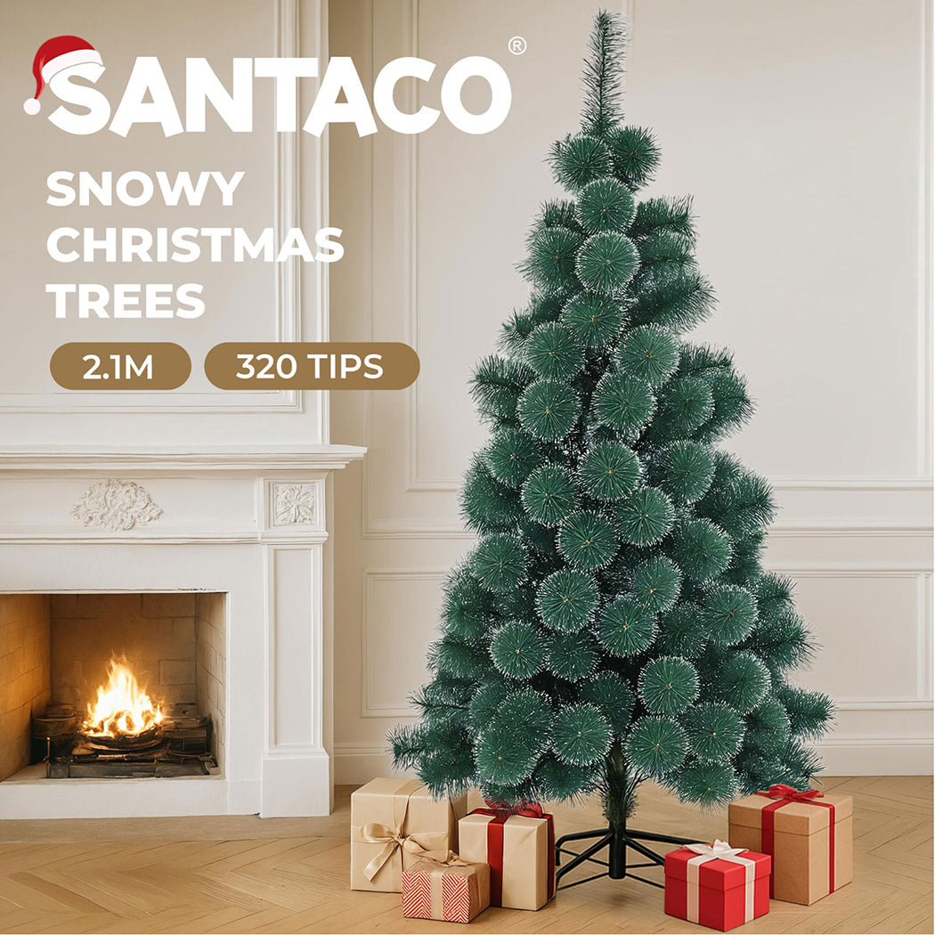 Santaco 2.1M 320 Tips Christmas Tree Full Pine Needle-1950770005947846661