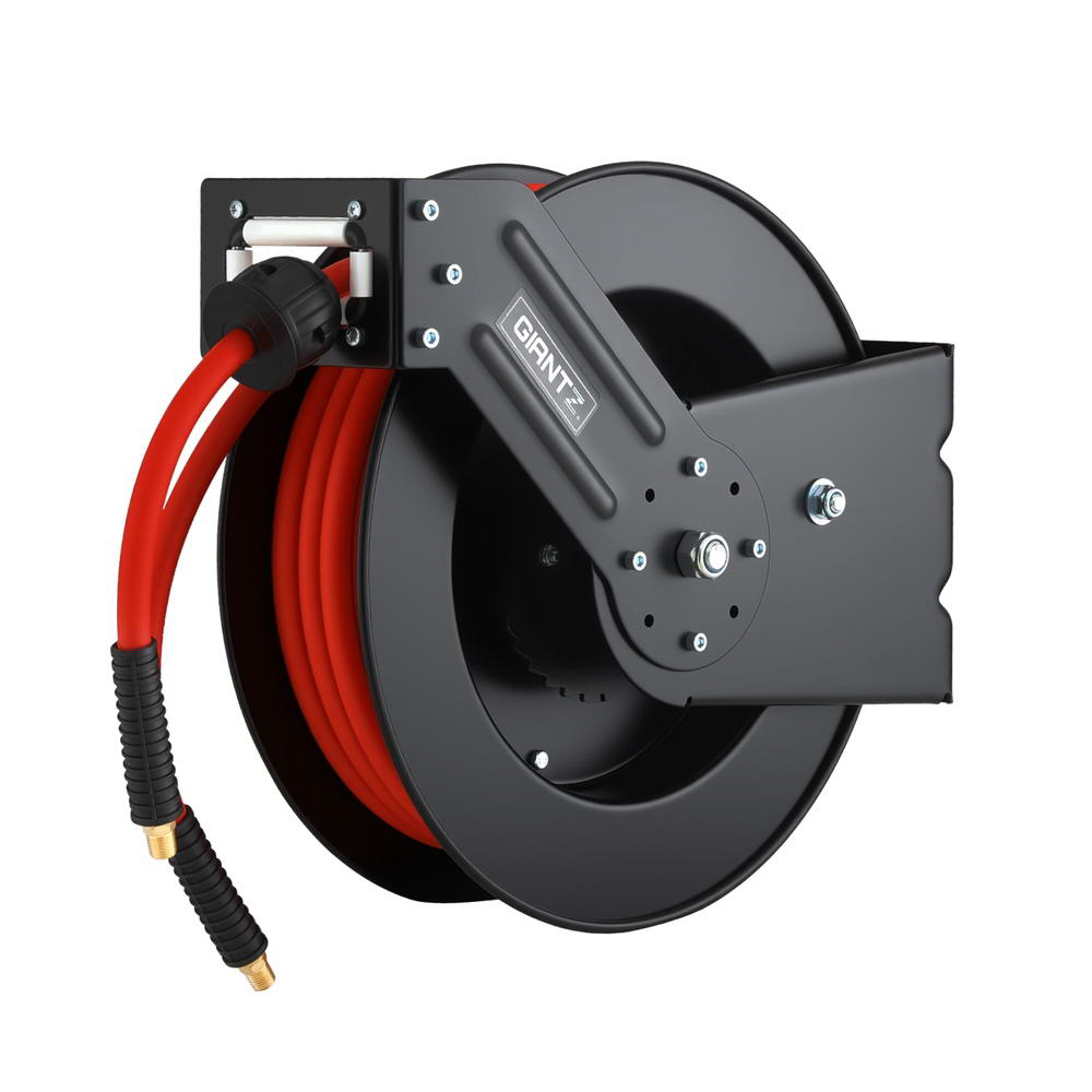 Air Hose Reel 3/8 IN x 15m Retractable Air Hose 300PSI