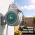 Green Fingers 10m Retractable Water Hose Reel, Wall Mounted Garden Hose 9-Pattern Nozzle