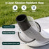 Green Fingers 10m Retractable Water Hose Reel, Wall Mounted Garden Hose 9-Pattern Nozzle