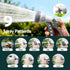 Green Fingers 10m Retractable Water Hose Reel, Wall Mounted Garden Hose 9-Pattern Nozzle