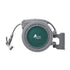 Green Fingers 10m Retractable Water Hose Reel, Wall Mounted Garden Hose 9-Pattern Nozzle