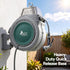 Green Fingers 30m Retractable Water Hose Reel, Wall Mounted Garden Hose 9-Pattern Nozzle