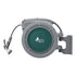 Green Fingers 30m Retractable Water Hose Reel, Wall Mounted Garden Hose 9-Pattern Nozzle