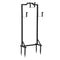 Garden Hose Holder Metal Portable Freestanding Hose Stand 4 Spikes Black