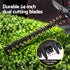 25.4CC Petrol Hedge Trimmer 24" Dual Blade Tree Grass Garden Tool