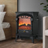Electric Fireplace Heater 3D Flame Effect 2000W Freestanding