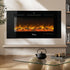 Electric Fireplace Heater Wall Mounted 3D Flame Effect 2000W