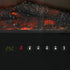 Electric Fireplace Heater Wall Mounted 3D Flame Effect 2000W