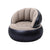 Inflatable Chair – Blow‑Up Folding Air Sofa w/ Pump for Camping, Coffee/Black