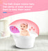 Pink Baby Bath With Backrest & Bum Bump Support-1973193609796784135