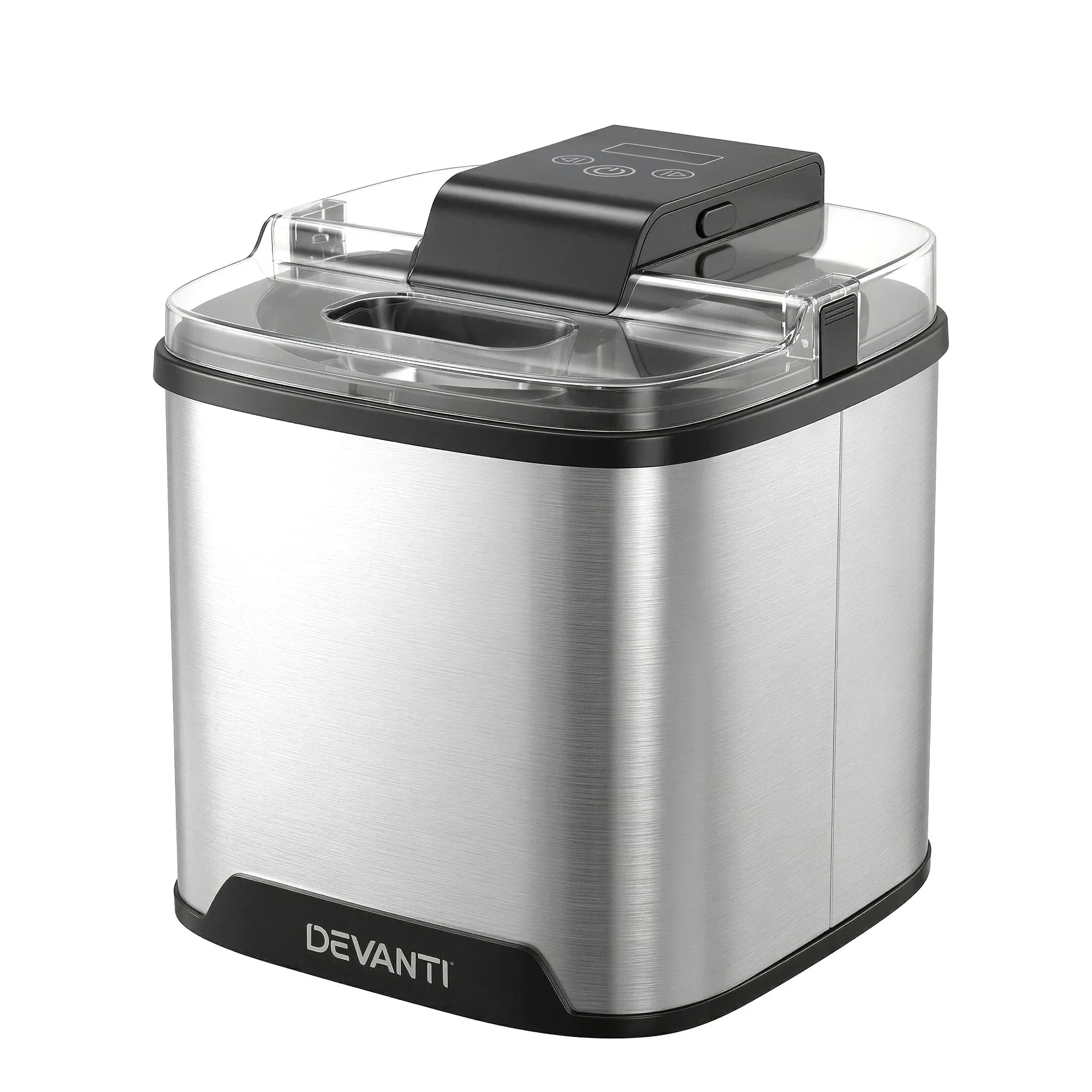 2L Ice Cream Maker with LED Display for Gelato, Frozen Yogurt & Sorbet