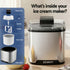 2L Ice Cream Maker with LED Display for Gelato, Frozen Yogurt & Sorbet