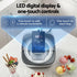 2L Ice Cream Maker with LED Display for Gelato, Frozen Yogurt & Sorbet