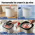 2L Ice Cream Maker with LED Display for Gelato, Frozen Yogurt & Sorbet