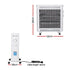 Infrared Radiant Heater – 1100/2200W Quartz, Portable Free‑Standing, White