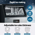 45kg Commercial Ice Maker Machine Stainless Steel Ice Cube Maker