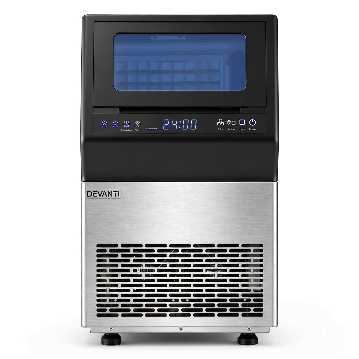 Devanti 35kg Commercial Ice Maker Freestanding Ice Cube Machine