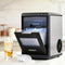 20kg Chewable Nugget Ice Maker Machine Countertop Self-Cleaning, Silver