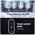Devanti Ice Maker Portable Ice Machine Countertop Bullet Cube 12KG Black