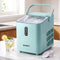 Devanti Ice Maker 12kg/24H, Portable Countertop Bullet Ice Machine Green