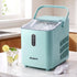 Devanti Ice Maker 12kg/24H, Portable Countertop Bullet Ice Machine Green