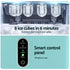 Devanti Ice Maker 12kg/24H, Portable Countertop Bullet Ice Machine Green