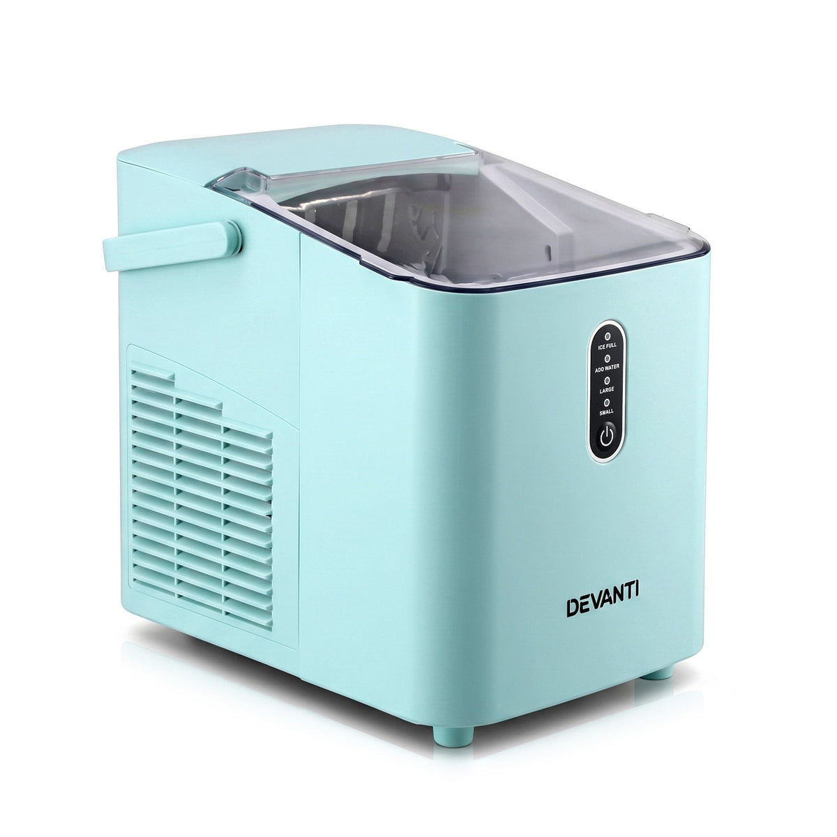 Devanti Ice Maker 12kg/24H, Portable Countertop Bullet Ice Machine Green