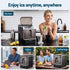 Devanti Ice Maker 23kg Portable Basket Square Cube Machine Black