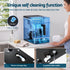 Devanti Ice Maker 23kg Portable Basket Square Cube Machine Black