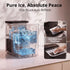 LUVIMO 15kg Ice Maker Machine Benchtop 9.5 Min Ice Cubes Self Cleaning Black