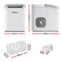 Ice Maker Machine Portable 12kg Countertop w/Self Cleaning 1.2L White
