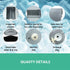 2L Portable Ice Cuber Maker & Water Dispenser - Silver