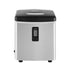 Portable Ice Maker – 15kg/Day, 9 Cubes in 6–13 Mins, 3 Sizes, Timer, Silver