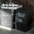 30kg Commercial Ice Maker Machine 32 Cubes/Cycle LED Self Clean Black