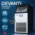 Devanti Commercial Ice Maker Machine, 45kg/24h, Self-Cleaning, Black/Silver