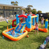 Inflatable Kids Pool Play Park Jumping Castle Volleyball Net with Blower Balls 4mx4.37m