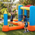 Inflatable Kids Pool Play Park Jumping Castle Volleyball Net with Blower Balls 4mx4.37m