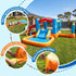Inflatable Kids Pool Play Park Jumping Castle Volleyball Net with Blower Balls 4mx4.37m
