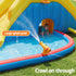 Inflatable Kids Pool Water Slide Splash Castle Football 622cmx542cm