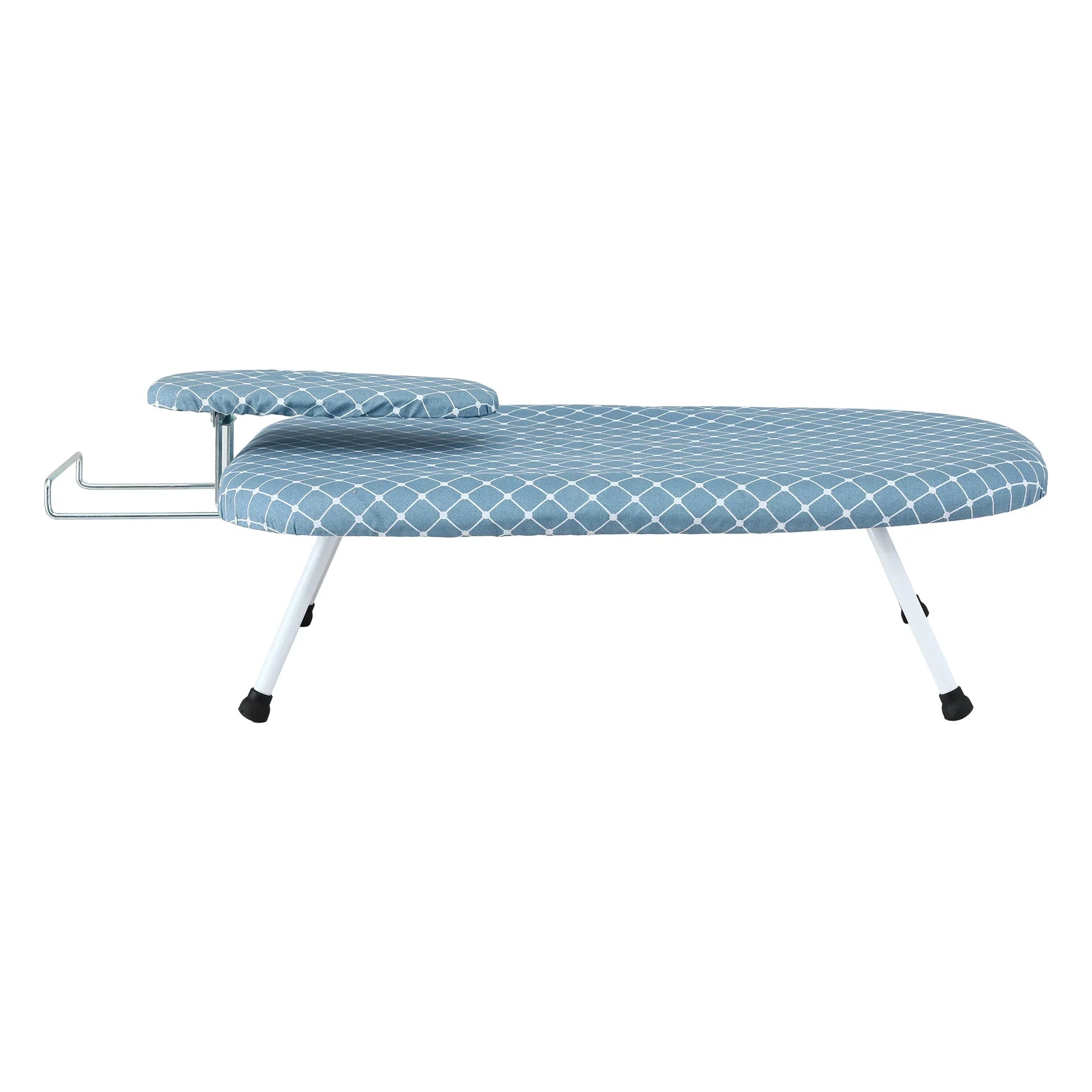 Tabletop Ironing Board with Small Ironing Boards with Folding Legs Blue